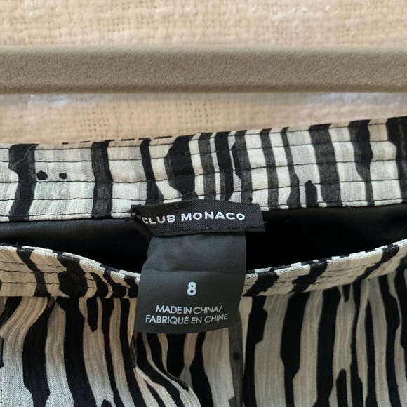 Club Monaco 100% Silk Tiered Mini Skirt - Picture 3 of 3